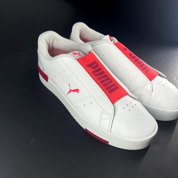 Puma Womens Slip-On Sneakers White/Red/Pink Size 10 - Picture 10 of 10